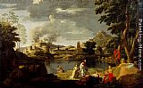 Landscape With Orpheus And Eurydice by Nicolas Poussin